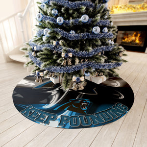 Keep Pounding Round Tree Skirt 57x57