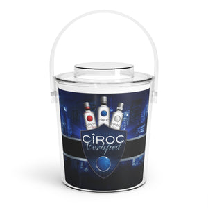 Ice Bucket with Tongs, vodka, gift idea, barware, bar, drinks, ciroc,