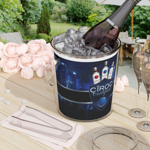 Ice Bucket with Tongs, vodka, gift idea, barware, bar, drinks, ciroc,