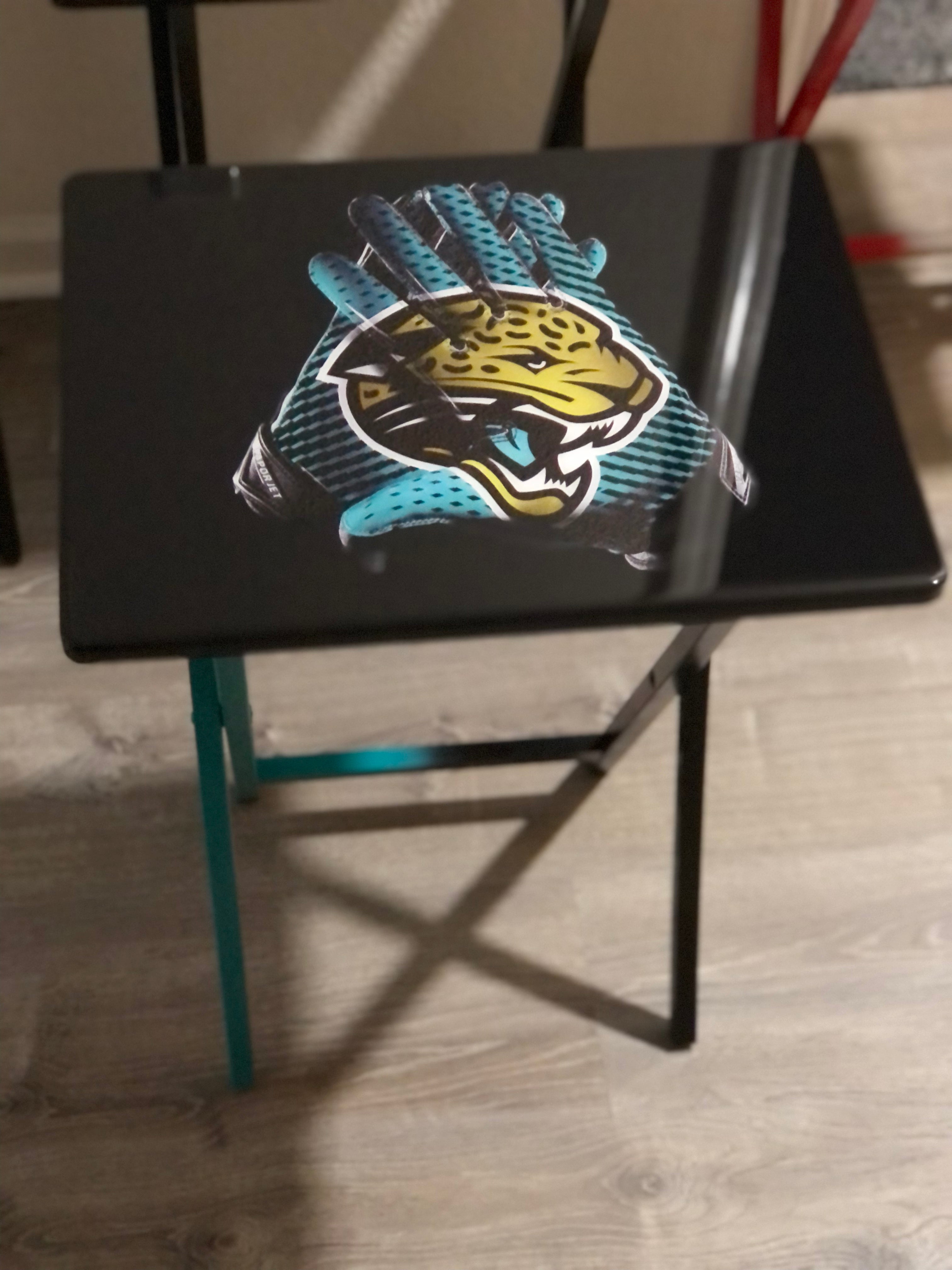 Jacksonville Jaguars folding tv tray table