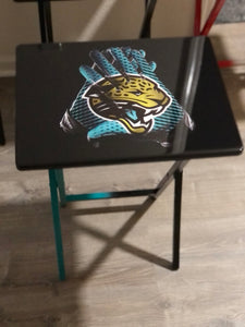 Jacksonville Jaguars folding tv tray table