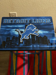 Detroit Lions folding tv tray table