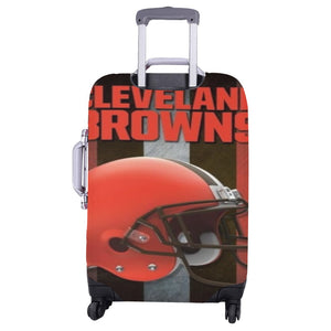 browns suit case Luggage Cover/Large 26"-28"